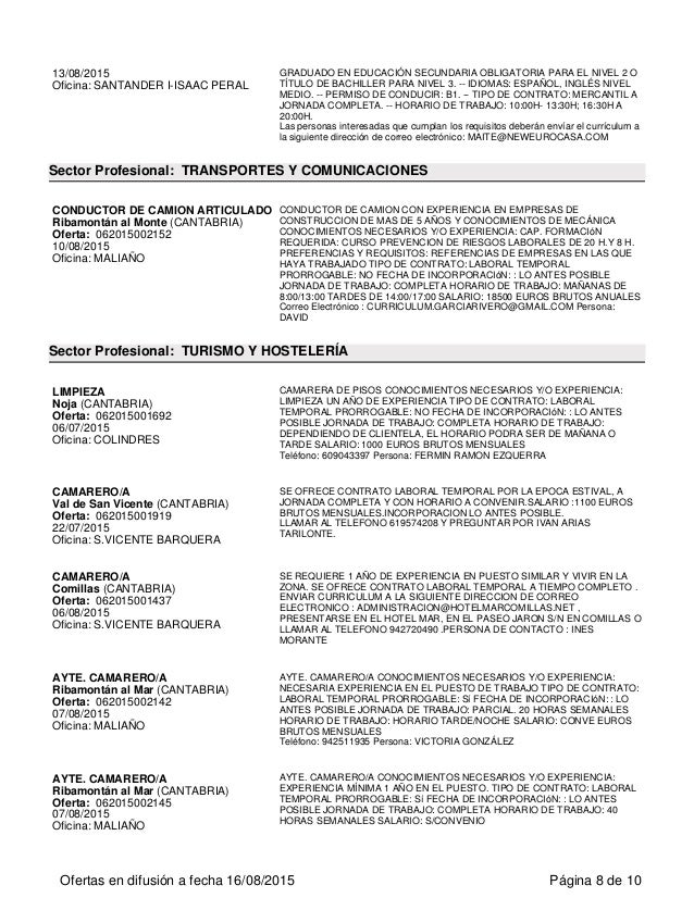 ofertas de empleo en cantabria